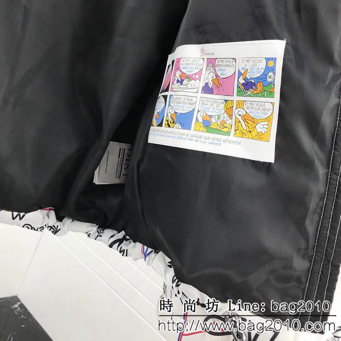 MONCLER蒙口 官網同步 18新款秋冬 全身印花新logo羽絨服 情侶款 ydi1569
